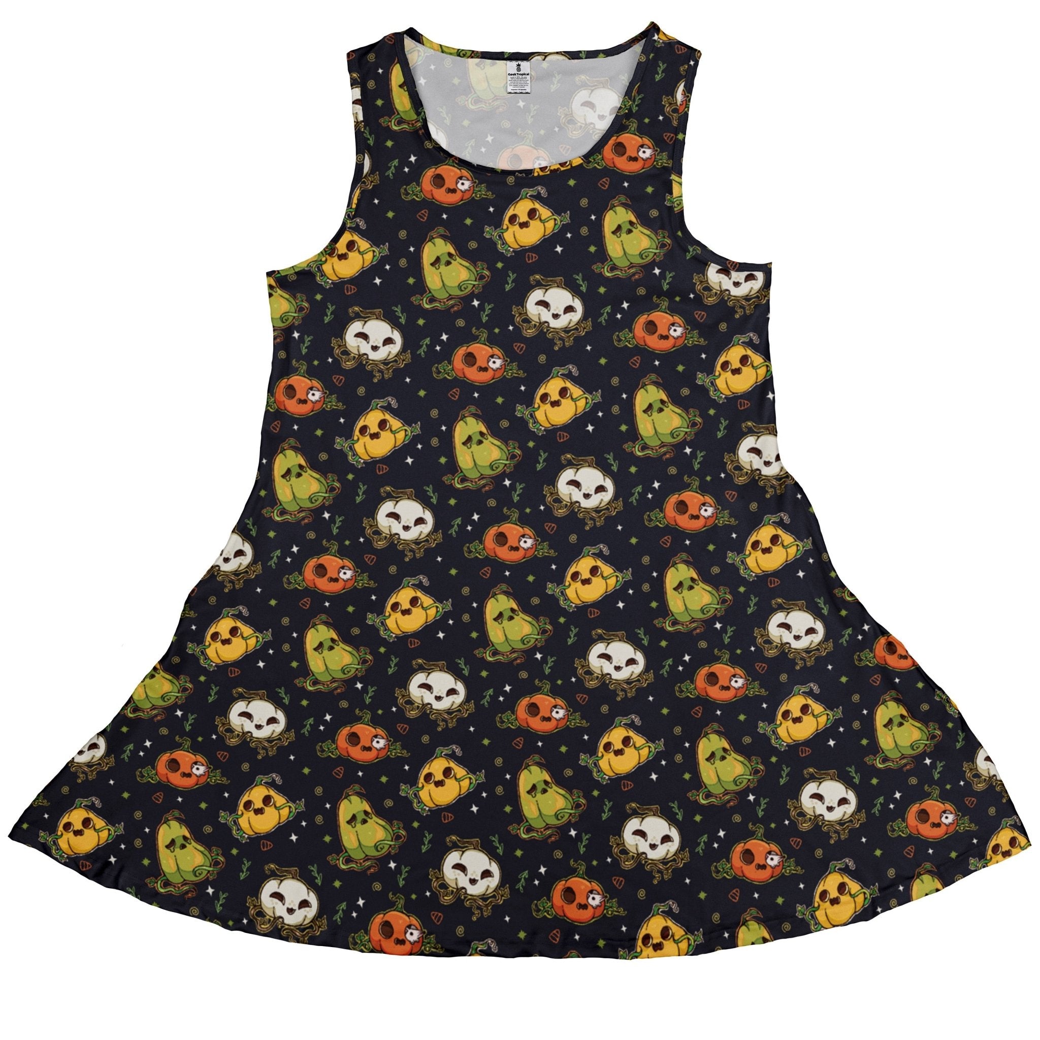 Glowing Halloween Pumpkins Anime Dress Geek Nerd halloween lx - C q4
