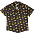 Glowing Halloween Pumpkins Anime Button Up Shirt Geek Nerd adult sizing halloween q4