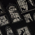 Gothic Windows Button Up Shirt Geek Nerd 0925 adult sizing All Adult Button Up Shirts