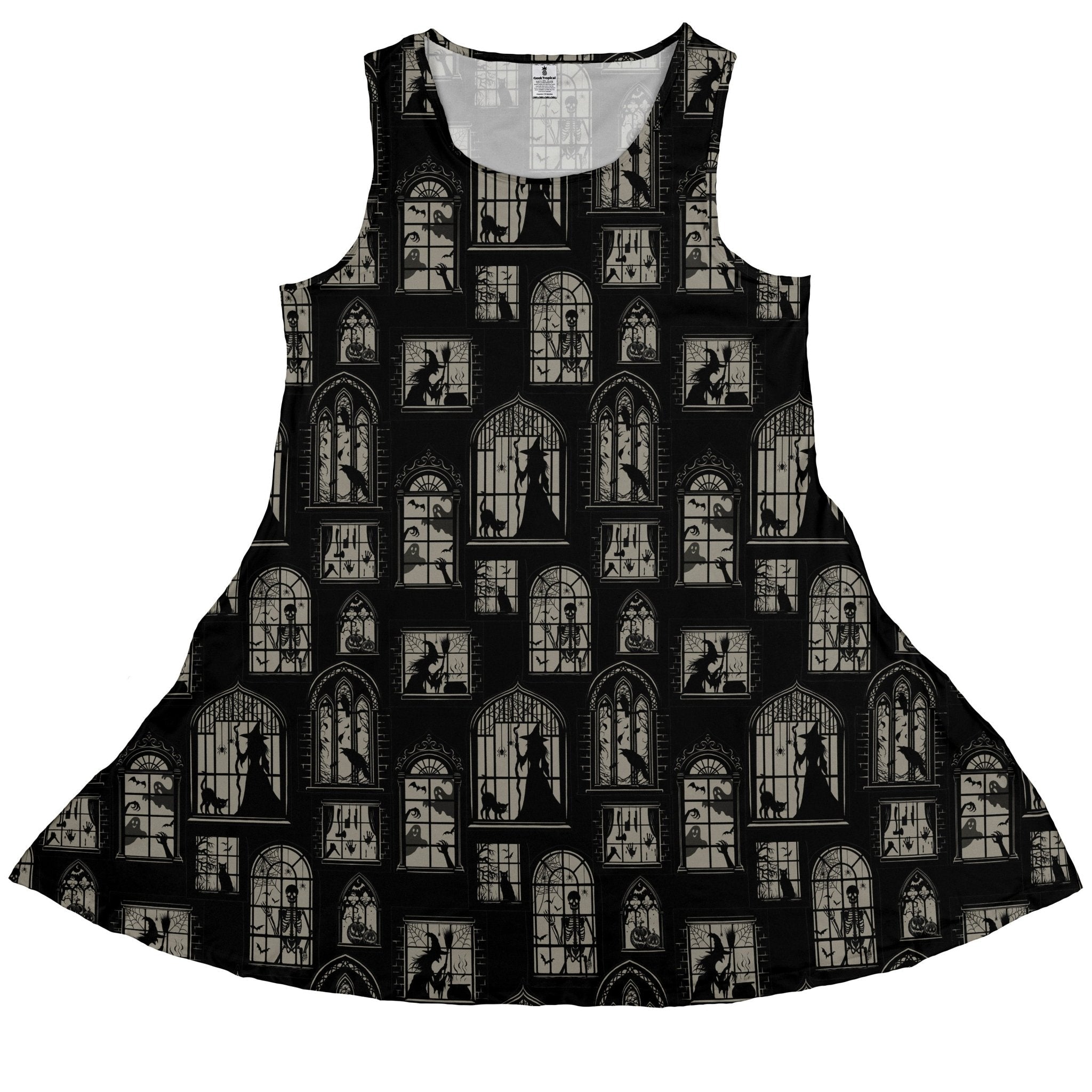 Gothic Windows Dress Geek Nerd 0925 Design by Episodic Fantasy Prints
