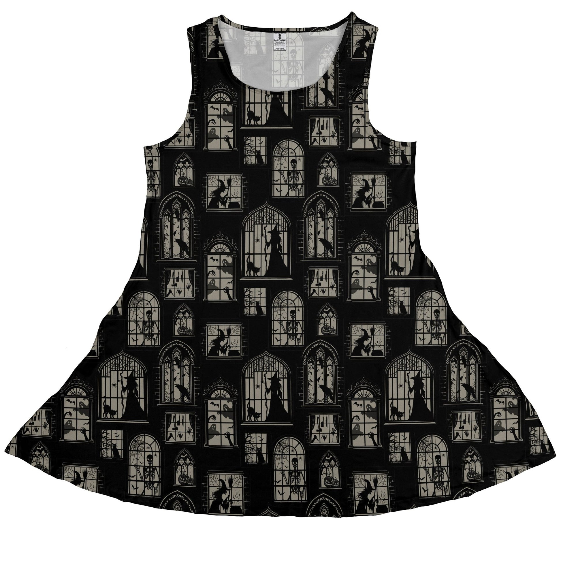 Gothic Windows Dress Geek Nerd 0925 Design by Episodic Fantasy Prints