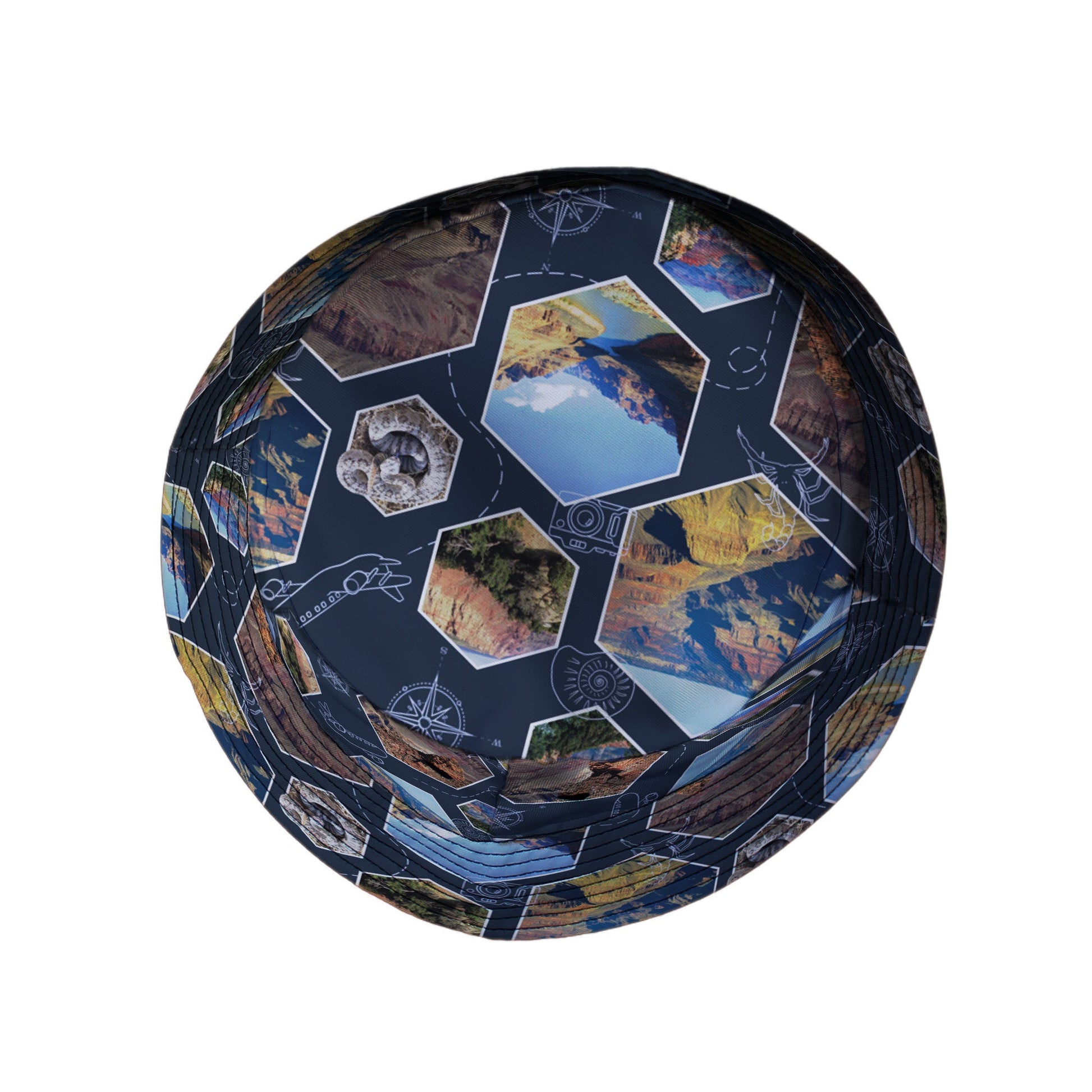 Grand Canyon Wonder Bucket Hat Geek Nerd 0925 Designs by Nathan FLOW DESC WRITING