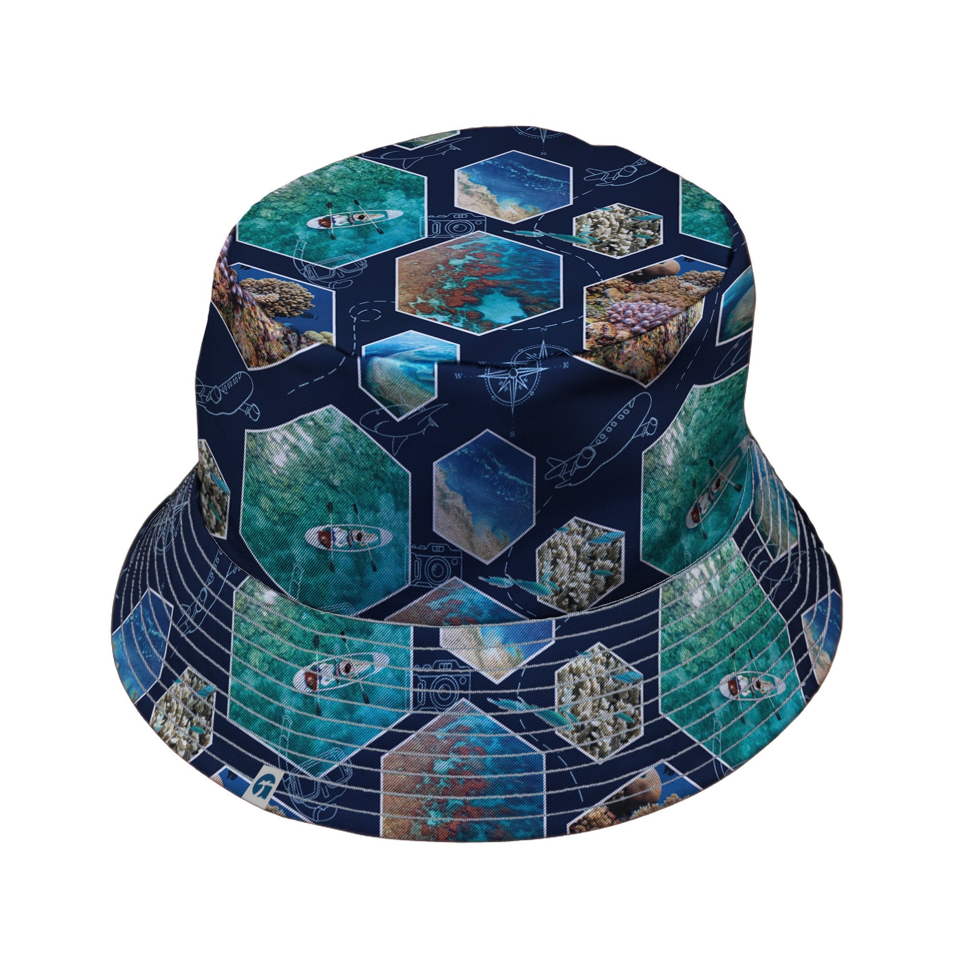 Great Reef Wonder Bucket Hat Geek Nerd 0925 Animal Patterns Designs by Nathan