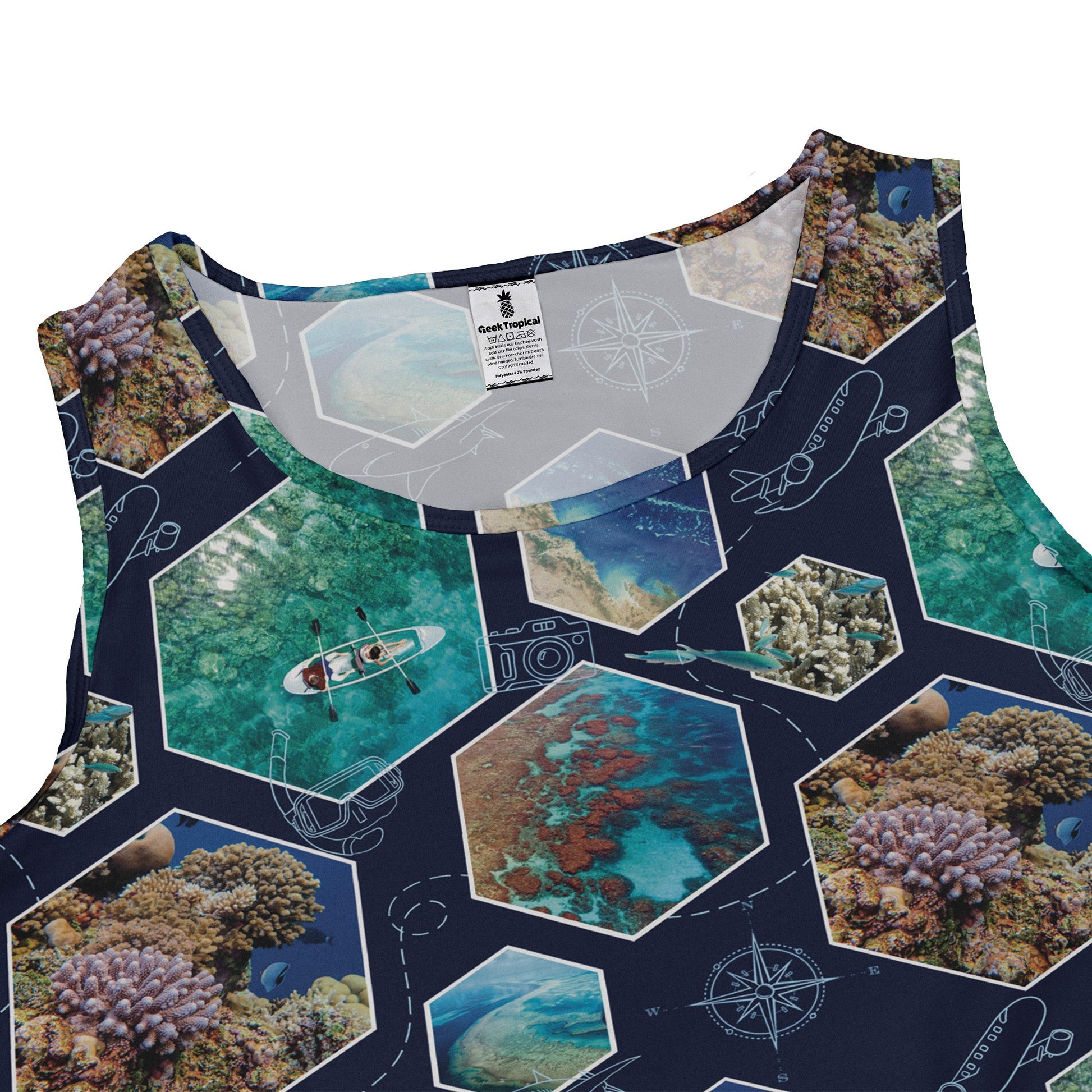 Great Reef Wonder Dress Geek Nerd 0925 Animal Patterns Designs by Nathan