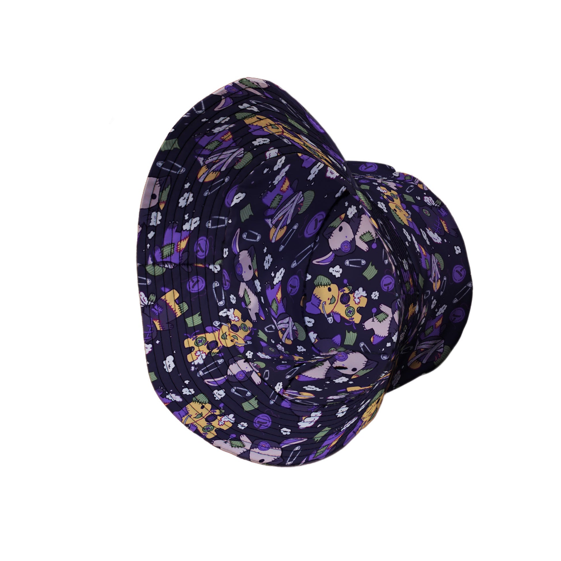 Haunted Plushies Bucket Hat Geek Nerd 0925 Design by Ardi Tong Fantasy Prints