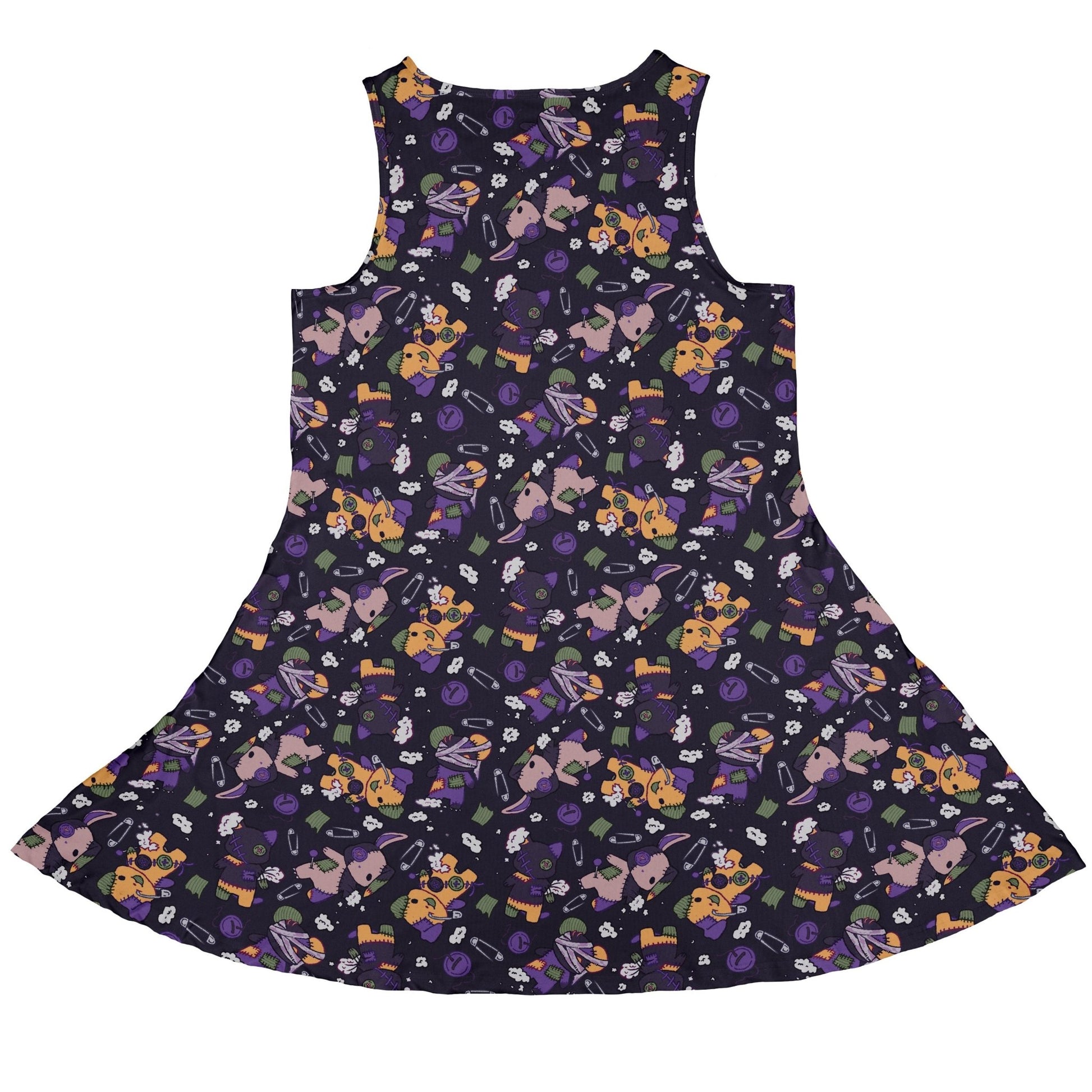 Haunted Plushies Dress Geek Nerd 0925 Animal Patterns Design by Ardi Tong