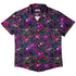 Hawaiian Blooms Space Button Up Shirt - adult sizing - Botany Print - Designs by Nathan