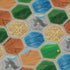 Hexagon Tile Board Game Long Sleeve Button Up Shirt Geek Nerd adult sizing board game print Designs by Nathan