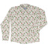 Holly Jolly Bunnies Long Sleeve Button Up Shirt Geek Nerd adult sizing Anime Christmas Print