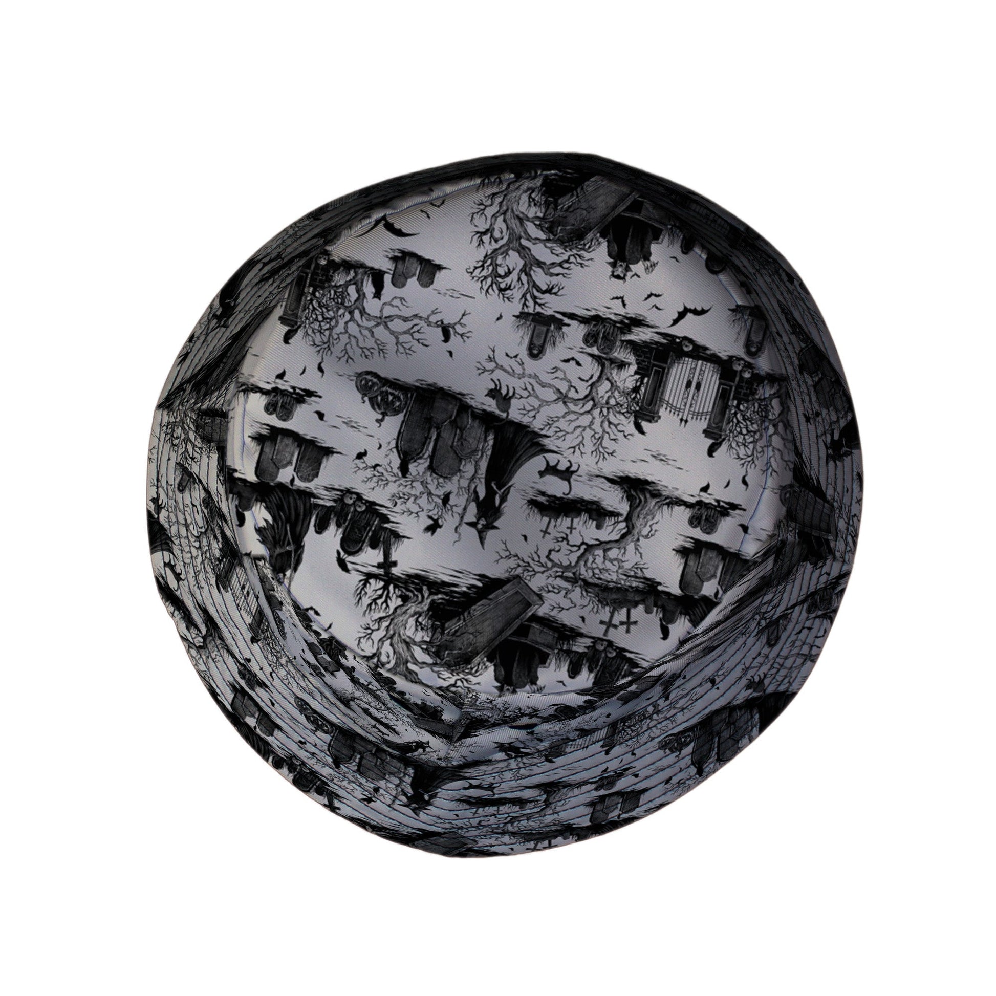 Huanted Graveyard Dark Bucket Hat Geek Nerd 0925 Design by Episodic Fantasy Prints