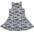 Huanted Graveyard Light Dress Geek Nerd 0925 Design by Episodic Fantasy Prints