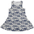 Huanted Graveyard Light Dress Geek Nerd 0925 Design by Episodic Fantasy Prints