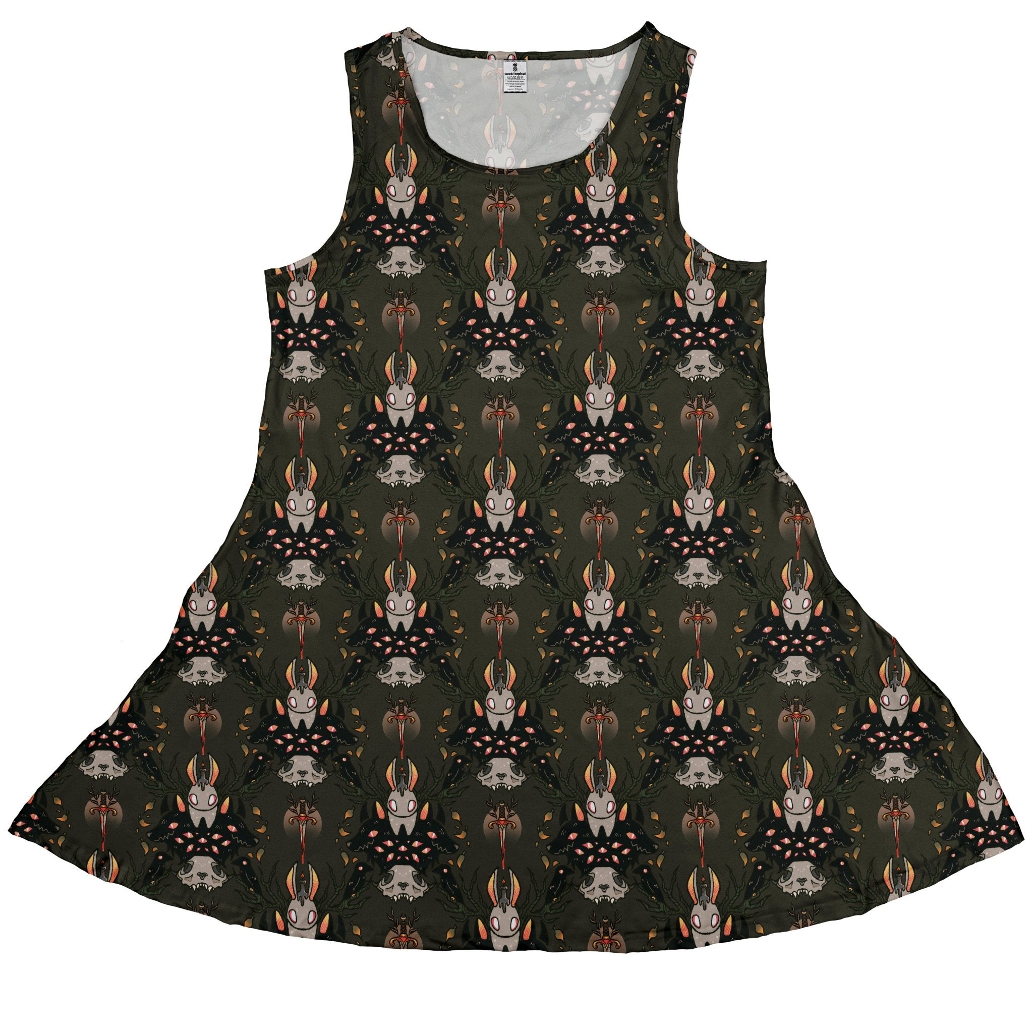 Hunter and Prey Dress Geek Nerd 0925 Animal Patterns Design by Ardi Tong