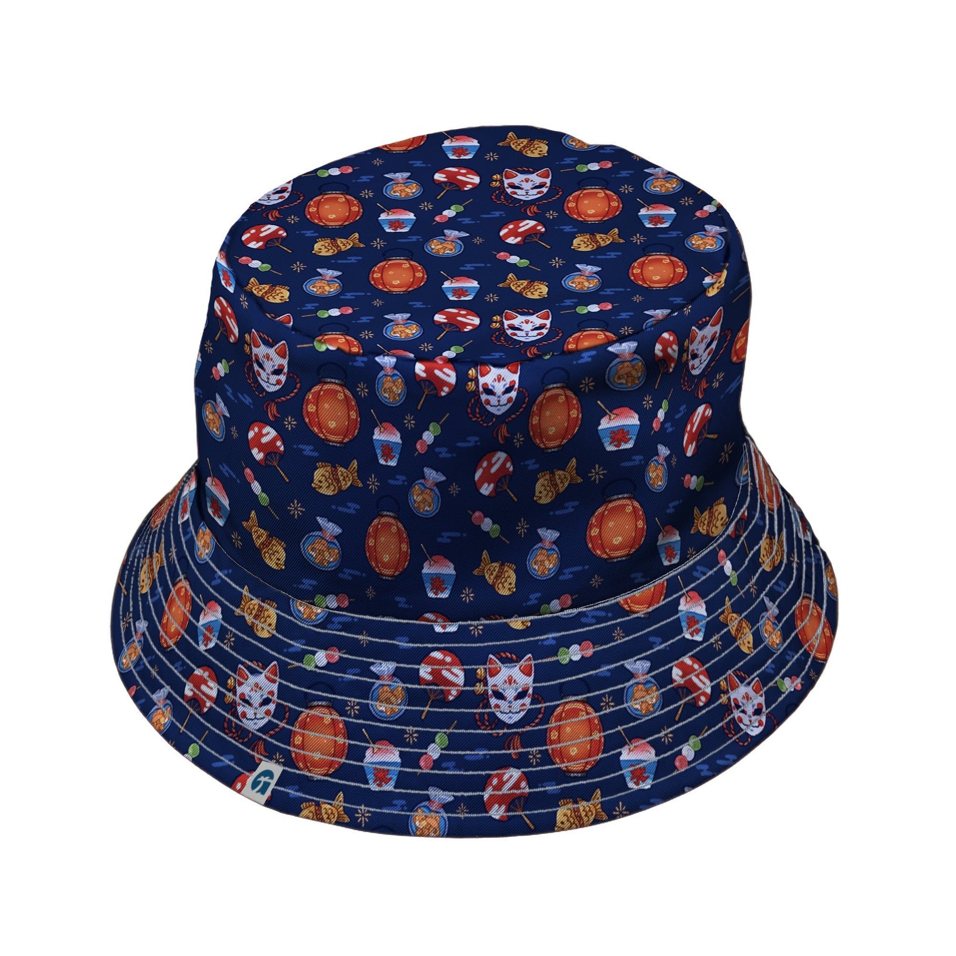 Japanese Festival Bucket Hat Geek Nerd anime Design by Ardi Tong lx - B