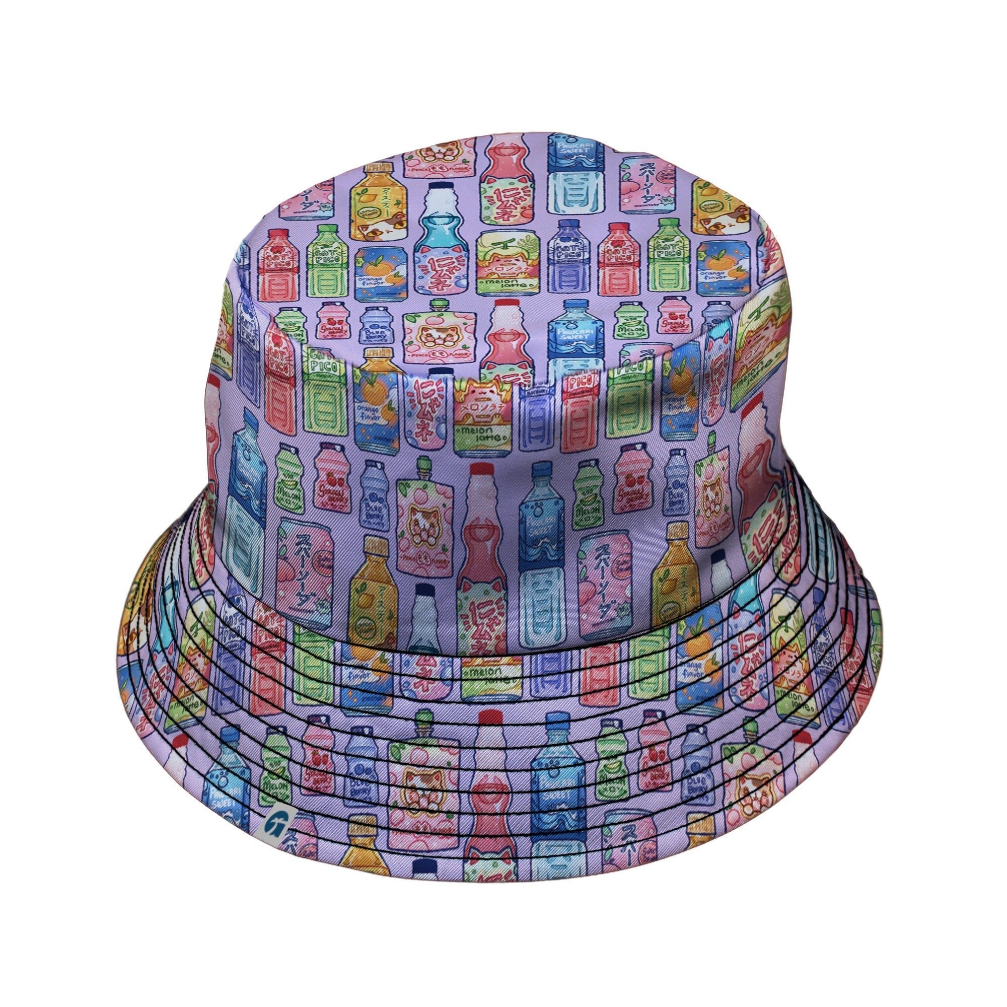 Japanese Vending Machine Drinks Bucket Hat Geek Nerd anime Design by Ardi Tong lx - B