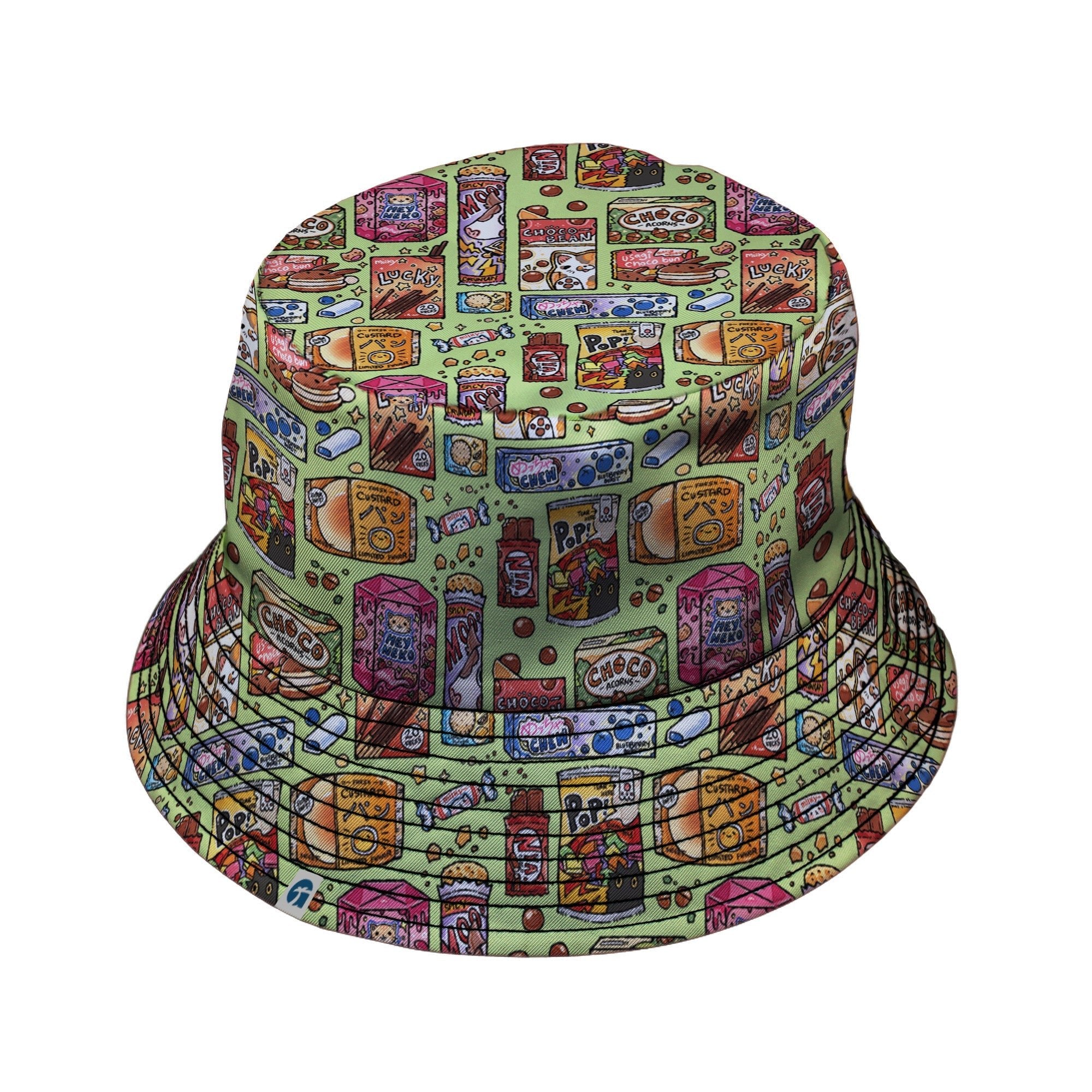 Japanese Vending Machine Snacks Bucket Hat Geek Nerd 0925 Anime Design by Ardi Tong