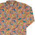 Just Dinosaur Long Sleeve Button Up Shirt Geek Nerd adult sizing Design by Zirkus Design dinosaur print
