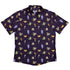 Little Monsters Button Up Shirt Geek Nerd adult sizing Designs by Nathan fantasy prints