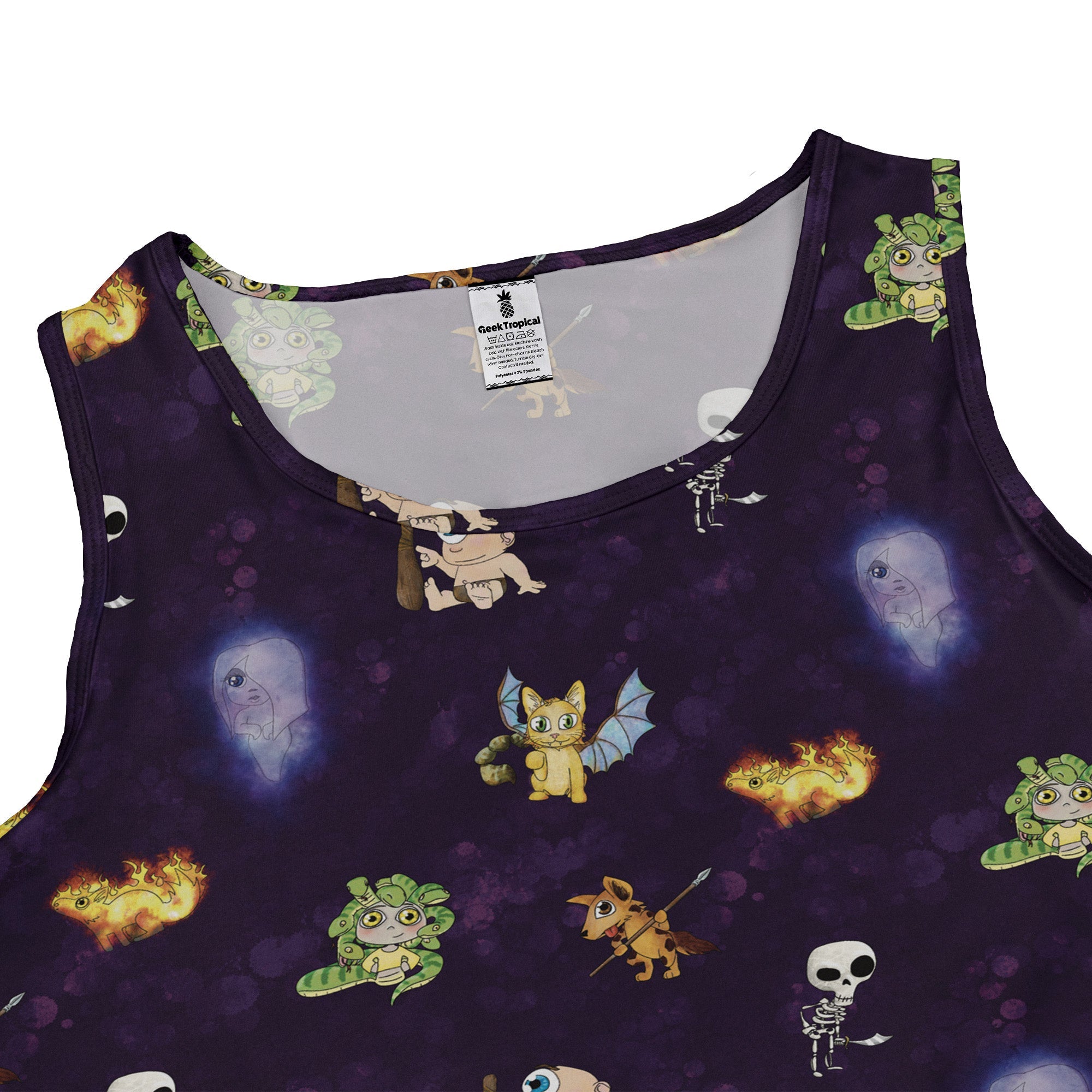 Little Monsters Dress Geek Nerd Designs by Nathan fantasy prints lx - C