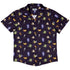 Little Monsters Button Up Shirt Geek Nerd adult sizing Designs by Nathan fantasy prints