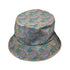 Luna Moth Gathering Bucket Hat Geek Nerd animal patterns botany print Design by Julie Kitzes