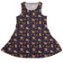 Maneki Cat Navy Dress Geek Nerd animal patterns anime Design by Ardi Tong