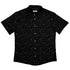 Math Symbols Black Button Up Shirt - adult sizing - mathematics print - Simple Patterns