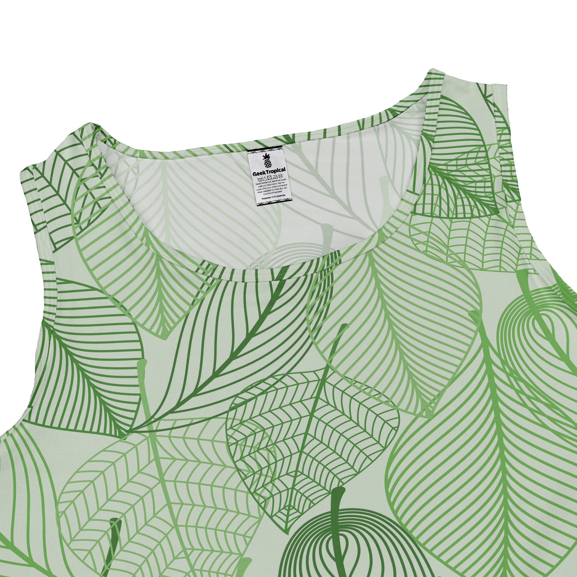 Micro Minimalist Leaves Dress Geek Nerd Botany Print lx - C Simple Patterns