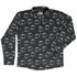 Munchkin Gazebos Long Sleeve Button Up Shirt Geek Nerd board game print Design by Dunking Toast FLOW DESC WRITING