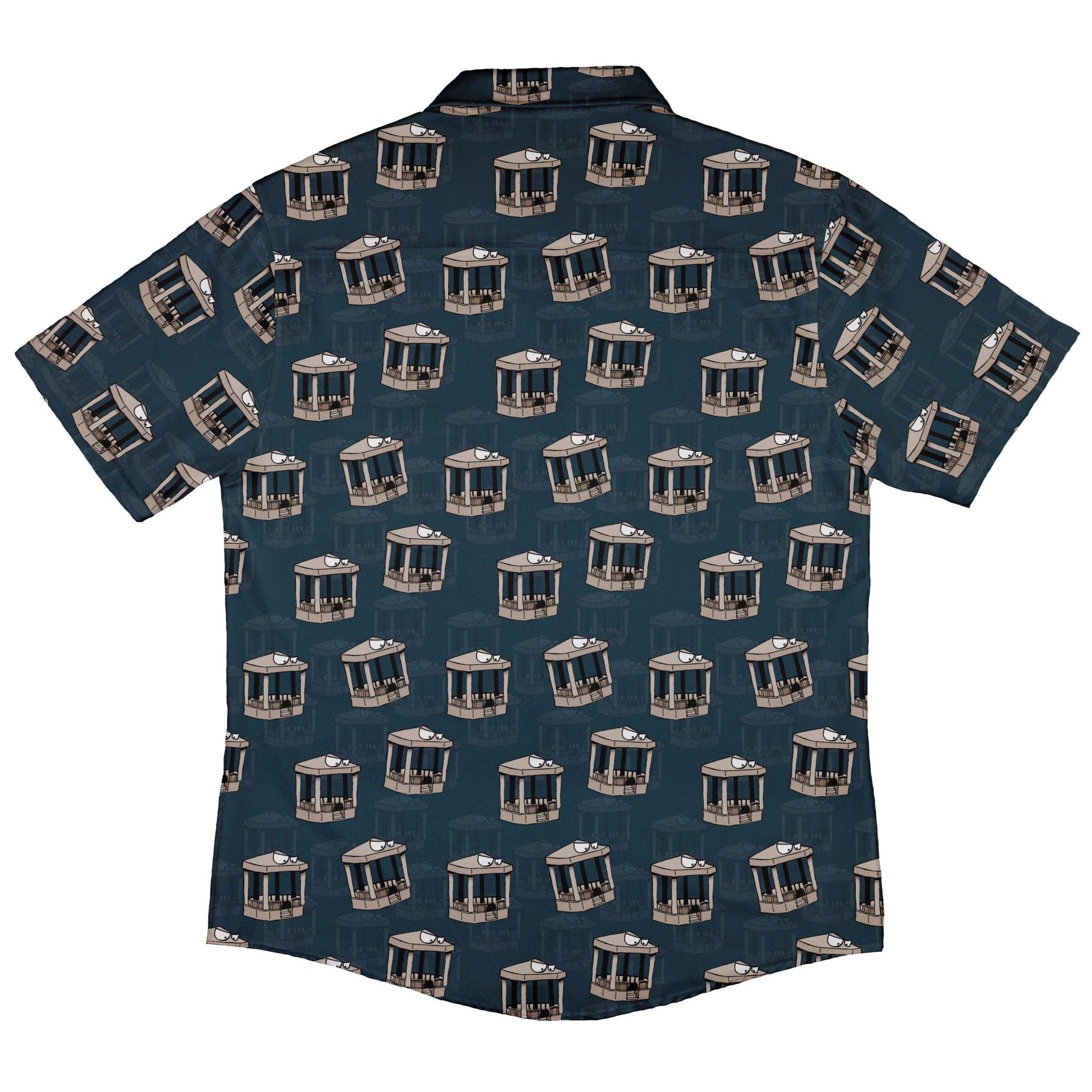 Munchkin Gazebos Button Up Shirt - board game print - Design by Dunking Toast - Munchkin print