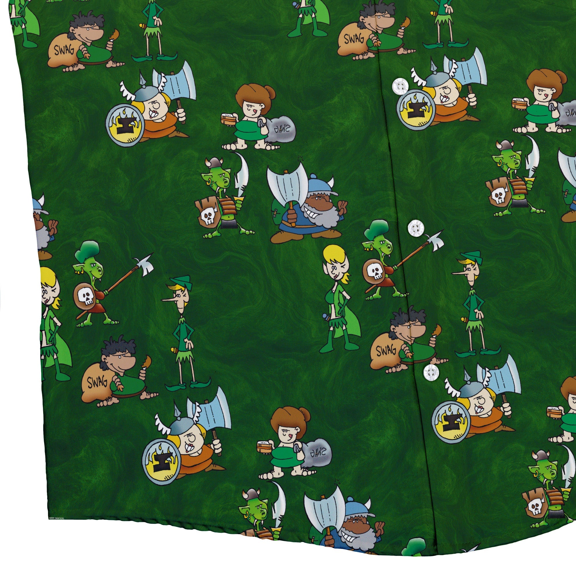 Munchkin Races Button Up Shirt