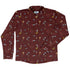 Munchkin Weapons Long Sleeve Button Up Shirt Geek Nerd board game print Designs by Nathan FLOW DESC WRITING