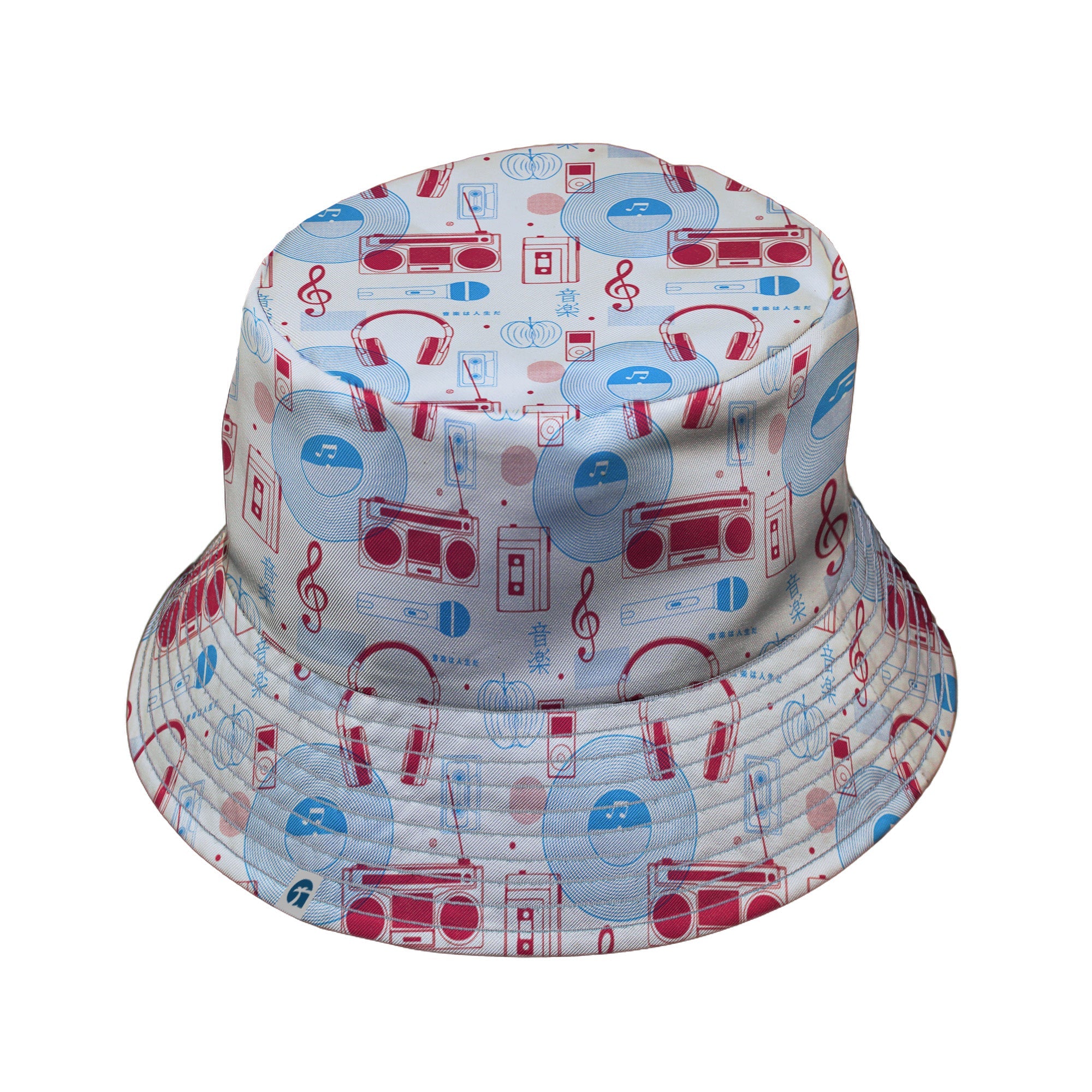 Music Paraphernalia Bucket Hat Geek Nerd 0925 Design by Tobe Fonseca FLOW DESC WRITING