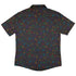 Musical Rainbow Notes Black Button Up Shirt - adult sizing - music print -