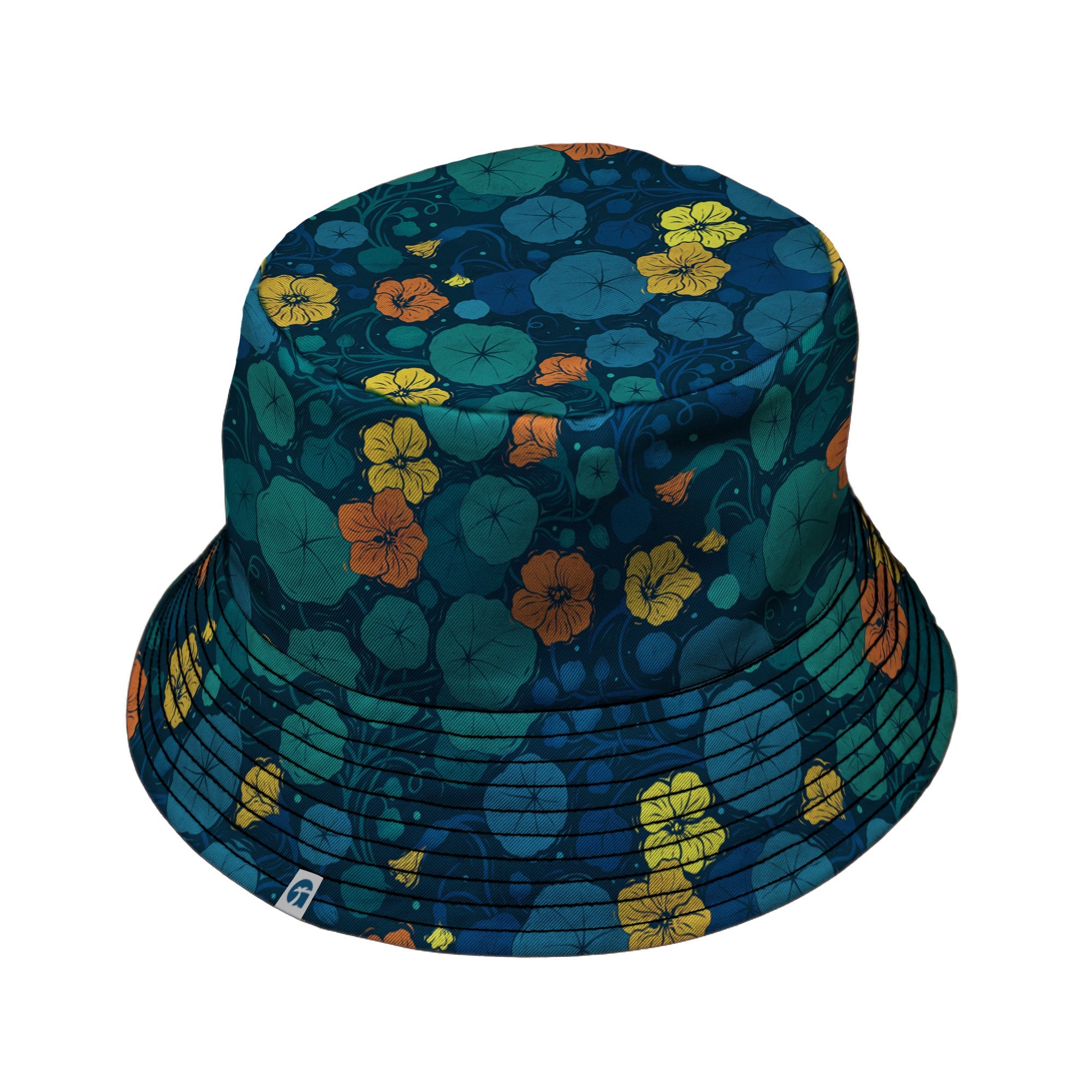 Nasturtium Bucket Hat Geek Nerd 0925 Botany Print Design by Episodic