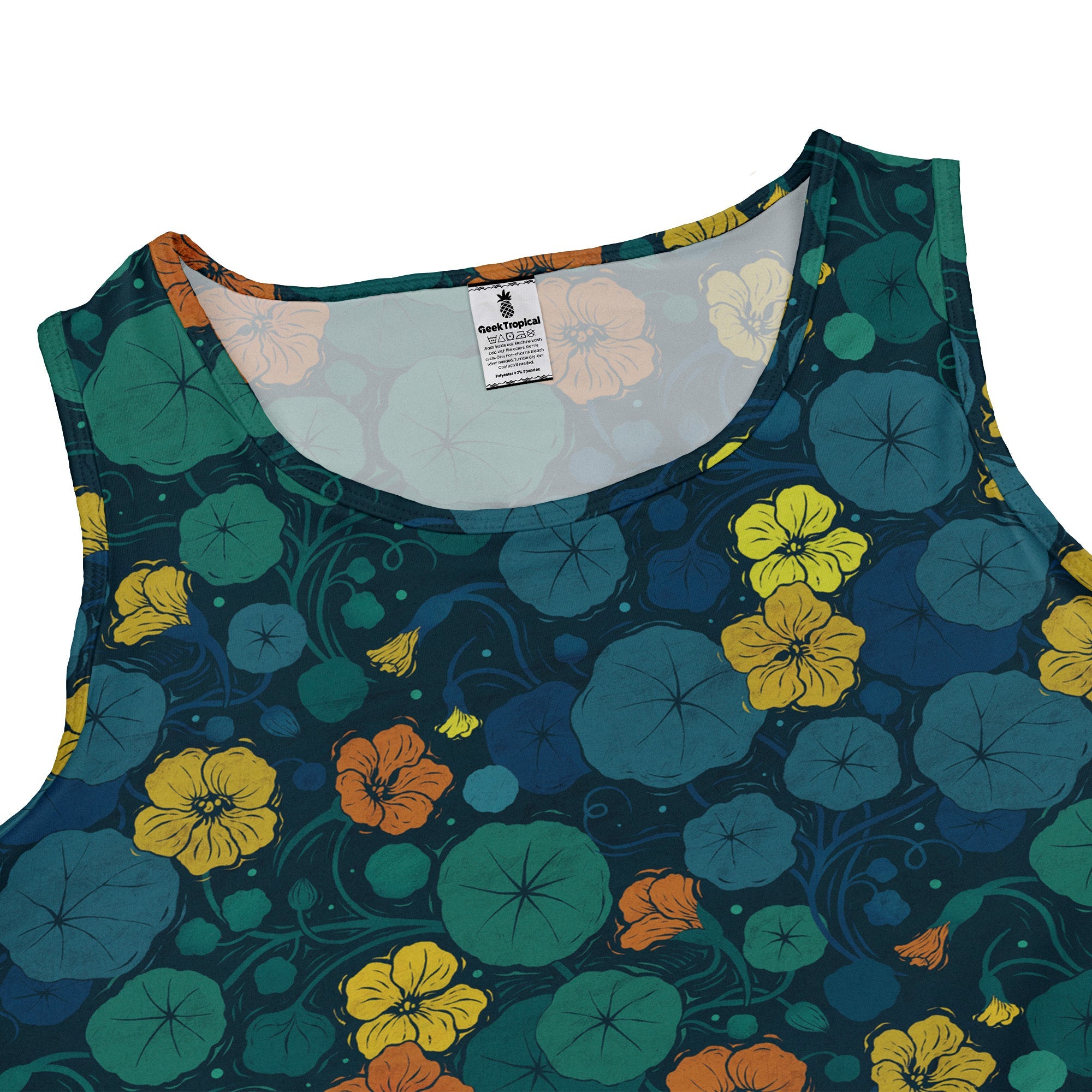Nasturtium Dress Geek Nerd 0925 Botany Print Design by Episodic