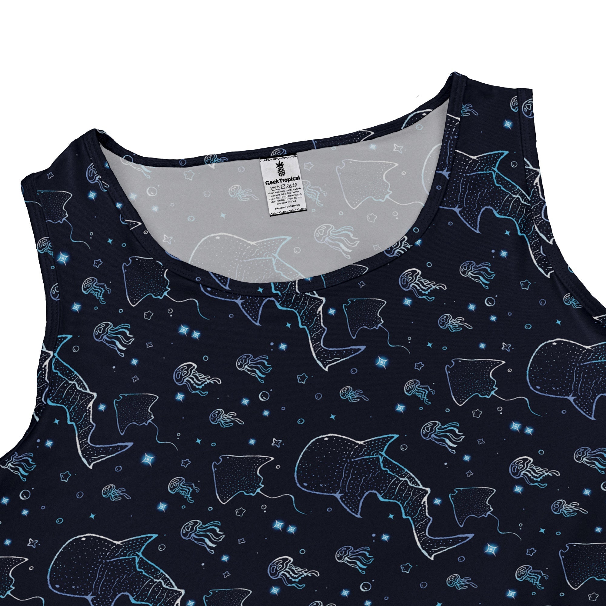 Ocean Giants Dress Geek Nerd animal patterns Design by Ardi Tong lx - C