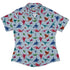 Origami Dragons Light Curvy Button Up Shirt Geek Nerd Designs by Nathan Fantasy Prints q4