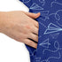 Paper Airplanes Blue Dress Geek Nerd 0925 aviation print Design by Heather Davenport