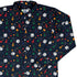 Pawn Party Blue Board Game Long Sleeve Button Up Shirt Geek Nerd adult sizing board game print FLOW DESC WRITING