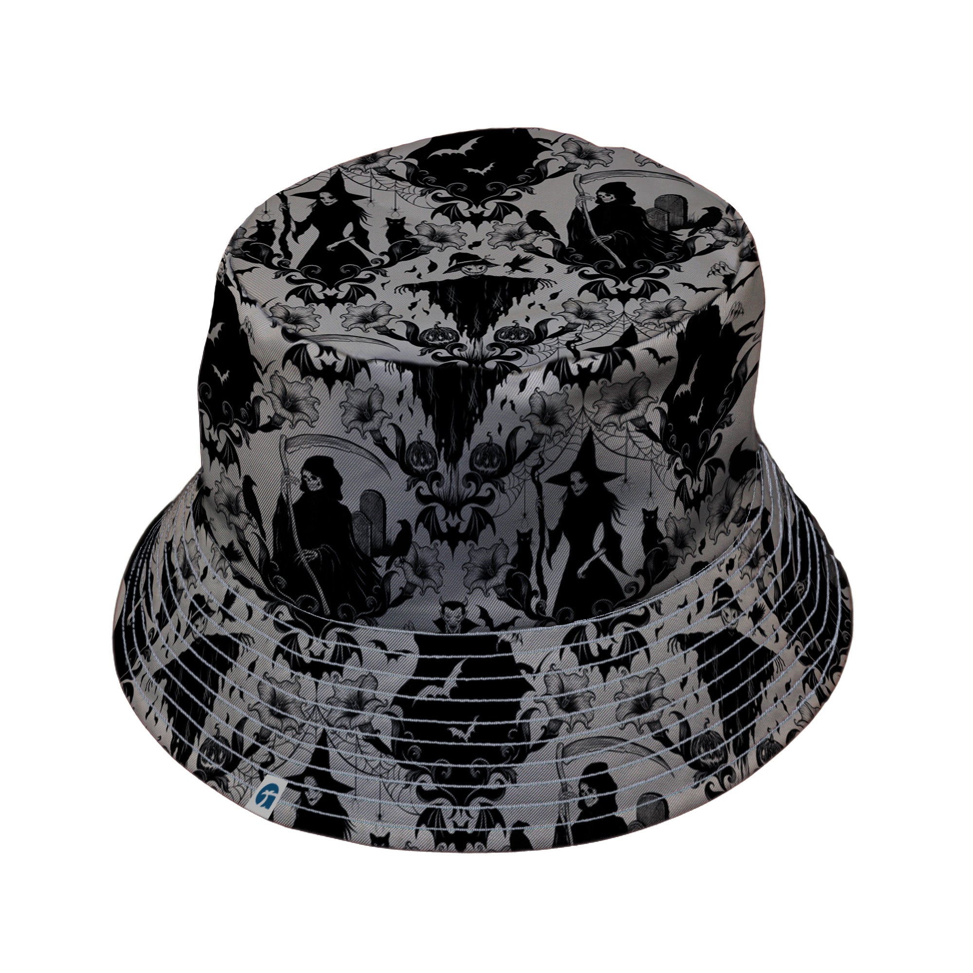 Phantom Flourish Bucket Hat Geek Nerd 0925 Design by Episodic FLOW DESC WRITING