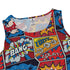 Pop Art Comic Book Red Dress Geek Nerd adult sizing