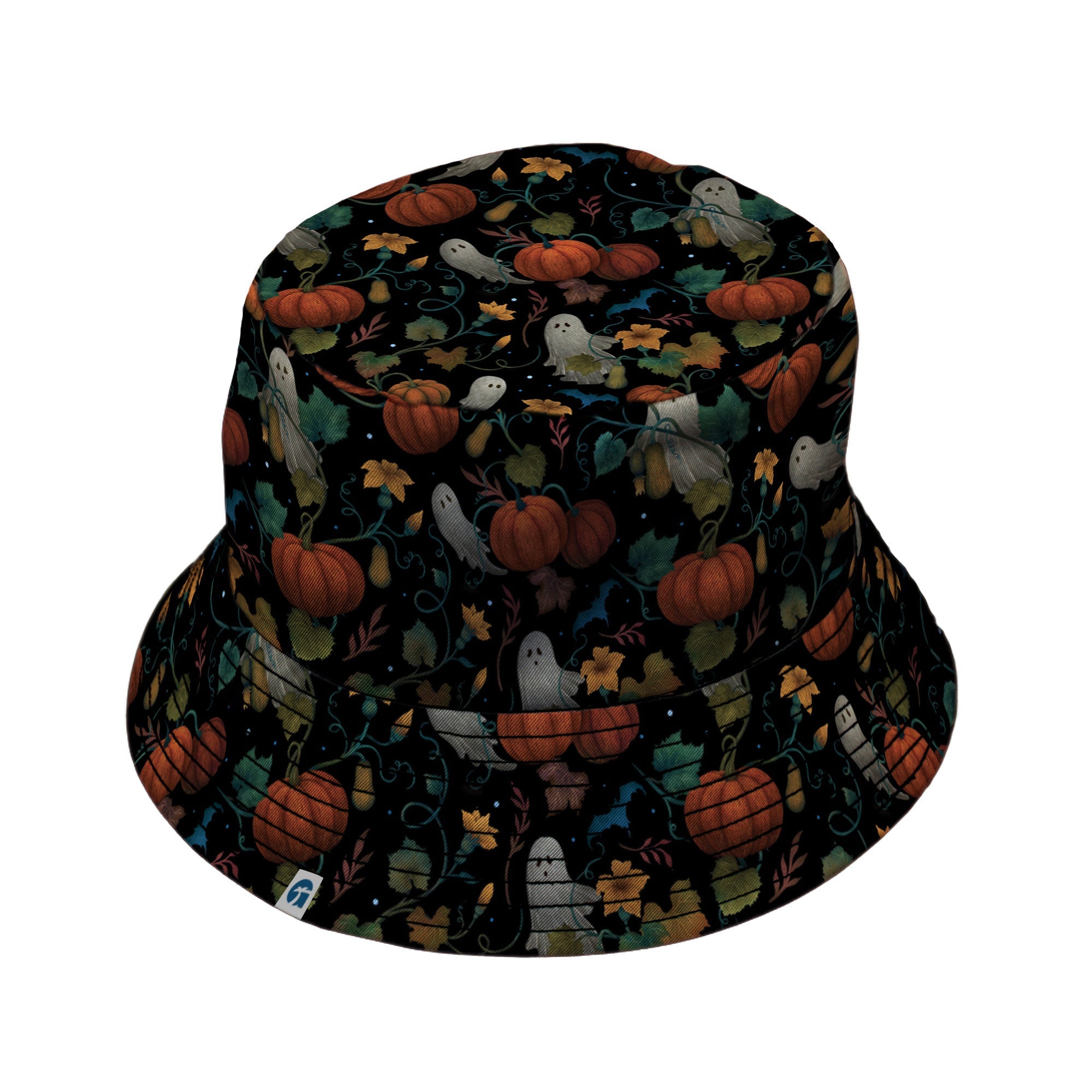 Pumpkin Ghosts Bucket Hat Geek Nerd 0925 Design by Episodic Fantasy Prints
