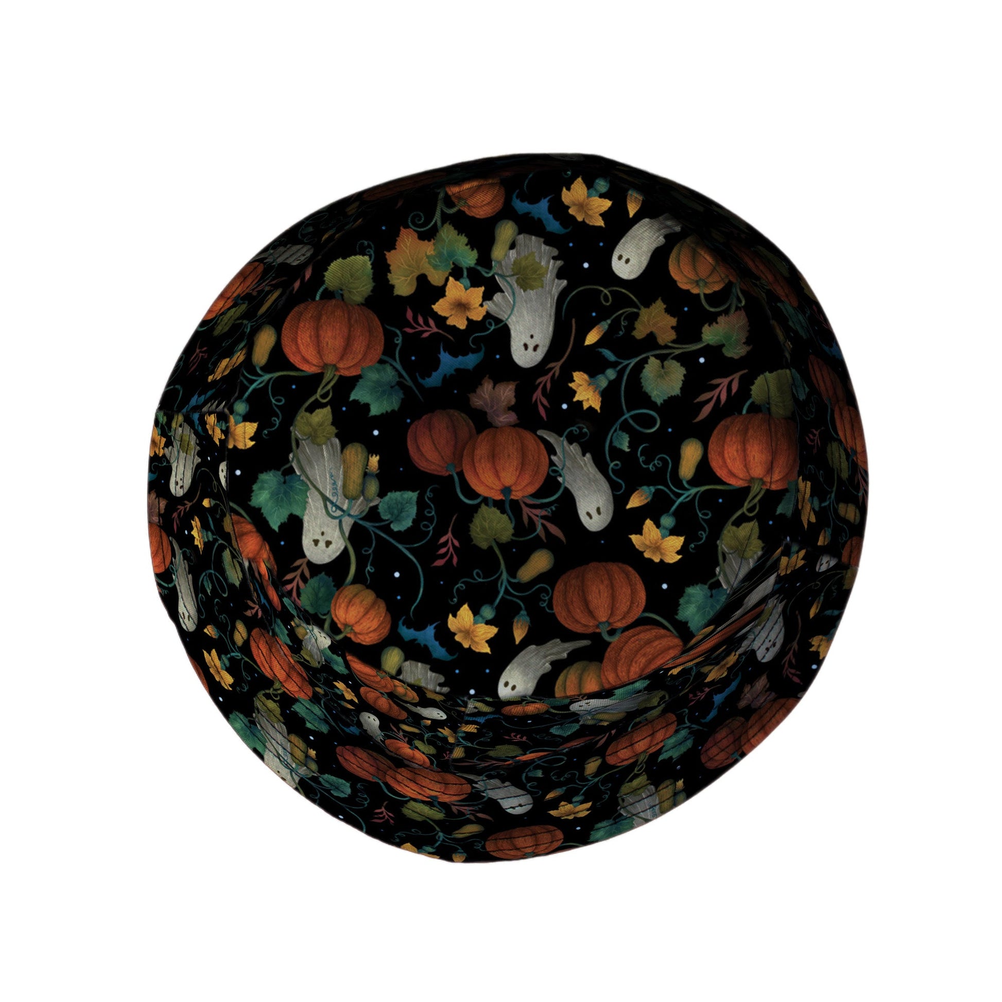 Pumpkin Ghosts Bucket Hat Geek Nerd 0925 Design by Episodic Fantasy Prints