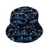 Purrrfect Library Bucket Hat Geek Nerd 0925 Animal Patterns Book Prints