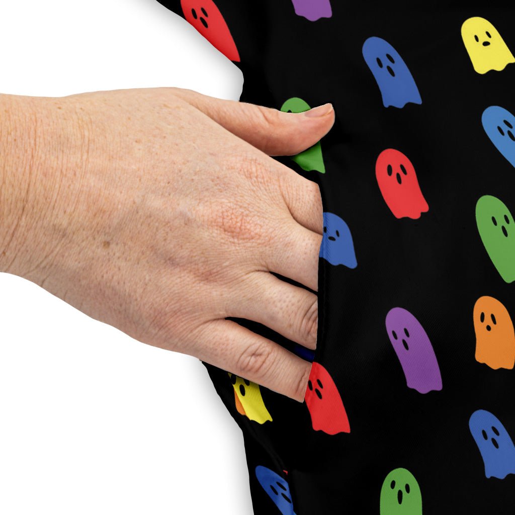 Rainbow Kawaii Ghosts Dress Geek Nerd 0925 Design by Tobe Fonseca Fantasy Prints