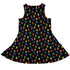 Rainbow Kawaii Ghosts Dress Geek Nerd 0925 Design by Tobe Fonseca Fantasy Prints