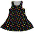 Rainbow Kawaii Ghosts Dress Geek Nerd 0925 Design by Tobe Fonseca Fantasy Prints