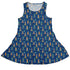 Retro Kitsch Rocker Dress Geek Nerd Design by Zirkus Design lx - C outer space & astronaut print