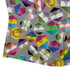 Roll with Pride LGBTQ Dice Dnd Curvy Button Up Shirt Geek Nerd dnd & rpg print Maximalist Patterns Pride Patterns